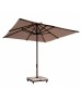 250x250 Kahverengi Alüminyum İpli Makaralı Şemsiye