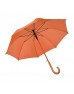Ahşap Baston Saplı Turuncu Promosyon Şemsiye