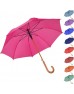 Ahşap Baston Saplı Renkli Promosyon Şemsiye